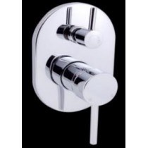 Bella Vista Raco ‘Round’ Series Round design bath / shower mixer thin backing Bella Vista Raco ‘Round’ Series Round design bath / shower mixer thin backing